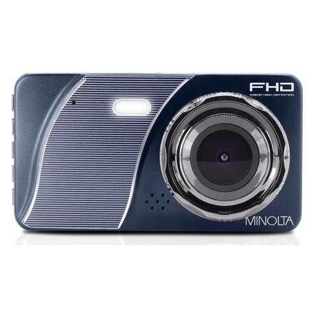 Minolta MNCD450 12MP Full HD 4" LCD Screen Dash Camera, Blue