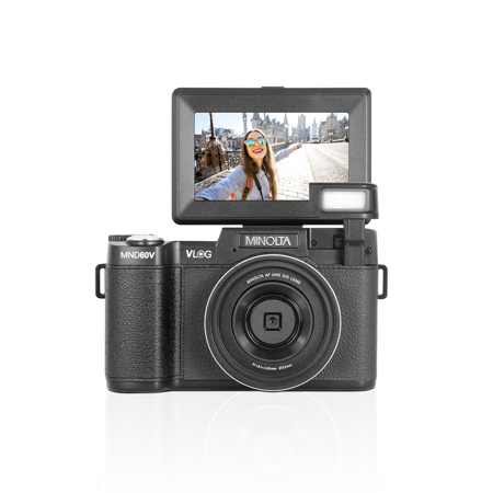 Minolta MND60V 64MP 4K UHD Auto Focus Vlogging and Content