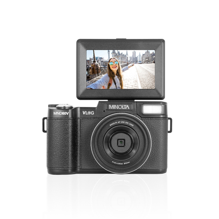 Minolta MND60V 64MP 4K UHD Auto Focus Vlogging and Content