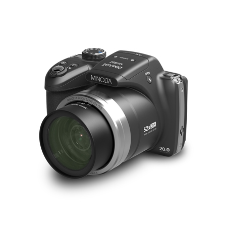 Minolta MN52Z 20MP 4K Ultra HD Bridge Camera with 52x Optical Zoom