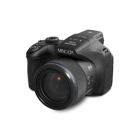 Minolta MN68Z 20MP 4K Ultra HD Bridge Camera with 68x Optical Zoom Black