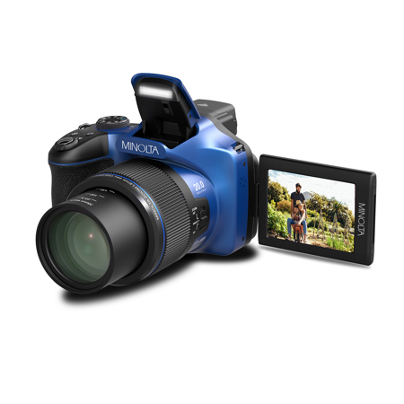 Minolta MN68Z 20MP 4K Ultra HD Bridge Camera with 68x Optical Zoom