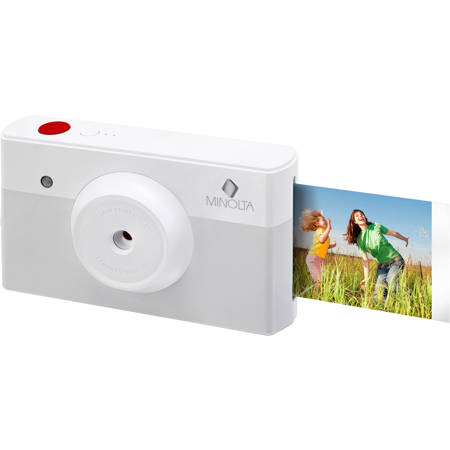 InstaPix Instant Print Digital Camera, Gray