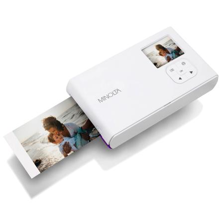 Minolta InstaPix Instant Print Digital Camera, Purple