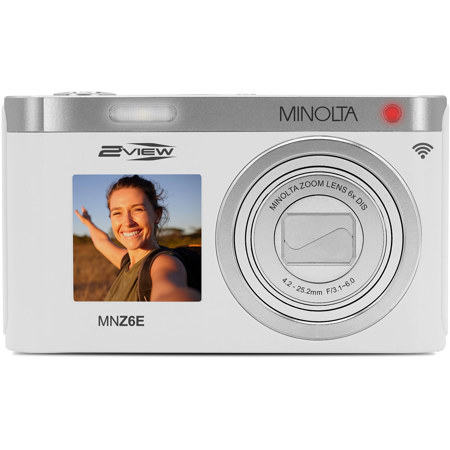 Minolta MNZ6E 64MP 4K Ultra HD Wi-Fi Dual LCD Screen Digital Camera