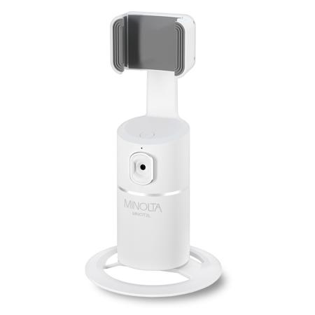 Minolta MNOT2L 360-Degree Intelligent Face Tracker for Smartphones, White