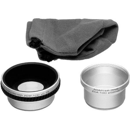 Konica - Minolta ZWC-100, 0.75x Wide Angle Conversion Lens for the DiMAGE Z1 & Z2 Digital Cameras.