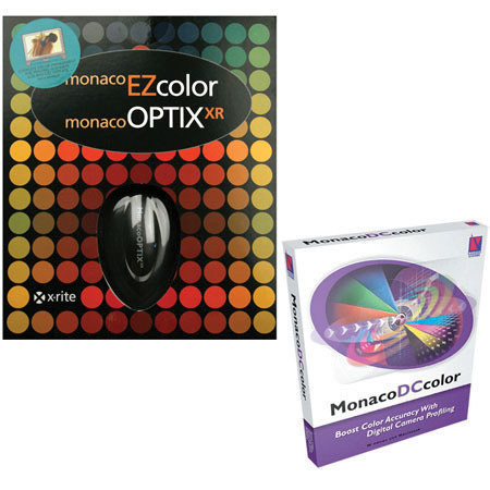 Monaco Systems DCcolor Photo Software & MonacoOPTIX XR Hardware Profiling Bundle for Digital Cameras, for Mac. & Windows.