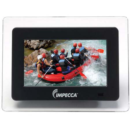 Impecca DFM-760 7" 3-in-1 Digital Photo Frame, Black