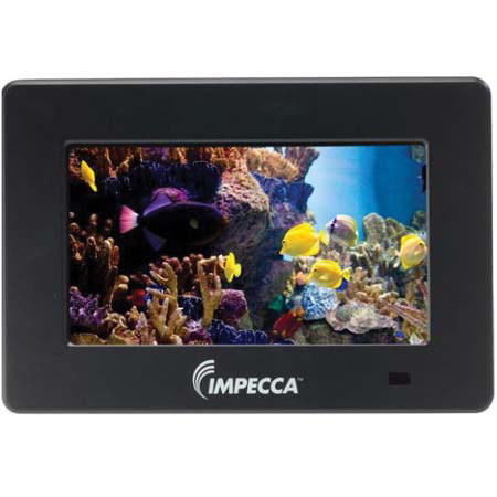 Impecca DFM-770 7 inch 3-in-1 Digital Photo Frame, Blck