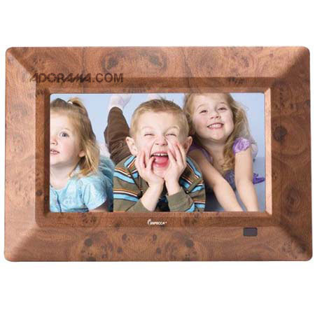 Impecca DFM920WOOD 9in 3-in-1 Digital Photo Frame Wood