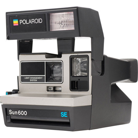 Impossible Polaroid 600 Square Silver Camera