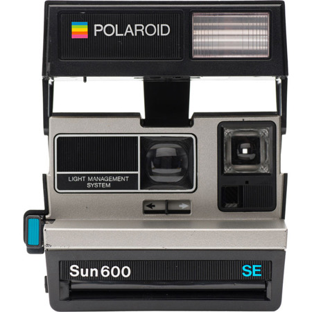 Impossible Polaroid 600 Square Silver Camera