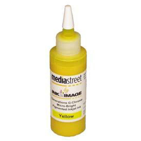 Media Street G7B08Y G-Chrome RB Ink, 8 Ounce, Yellow