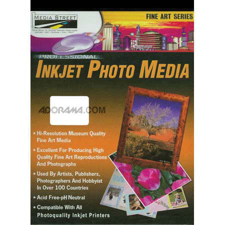 Media Street GGCL08 Satin Pebbled Paper, 50 Sheets