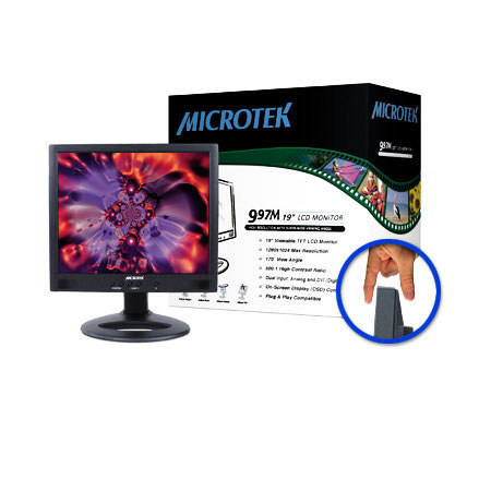 Microtek 997-M 19" LCD Flat Panel Display Computer Monitor #110403990340