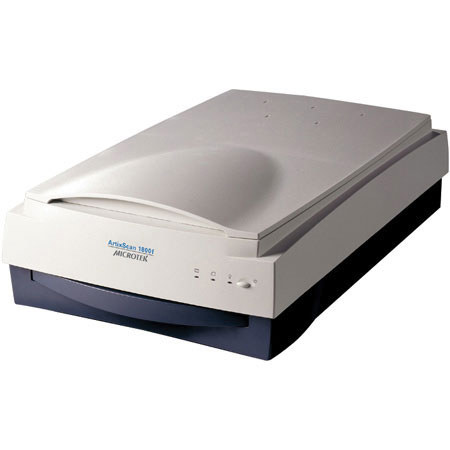 Microtek Artixscan 1800F Digital Flatbed Scanner with Film Templates.