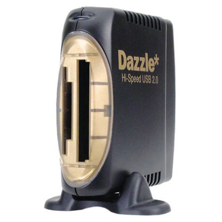 SmartDisk Dazzle Hi-Speed Universal 8 in 1 Memory Card Reader/Writer with USB Interface.