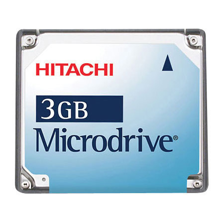 Pexagon / Hitachi 3 GB Microdrive Without PCMCIA Type II Card Adapter. #800074