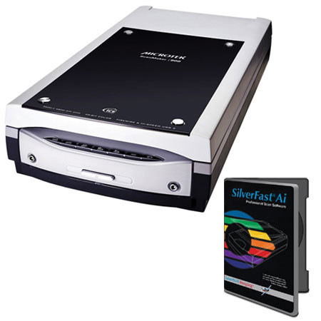 Microtek ScanMaker i800 Pro Flatbed Scanner, 4800dpi, 8.5x14", with Full Version SilverFast Ai Software, Hi-Speed USB & FireWire Interfaces