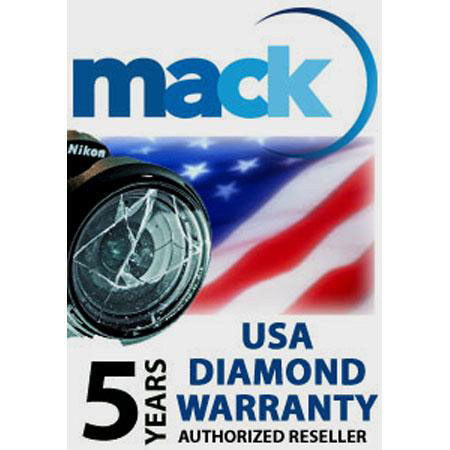 Mack 5 Year Diamond Warranty, f/Cameras, Lenses & Lighting up to $15,000.00