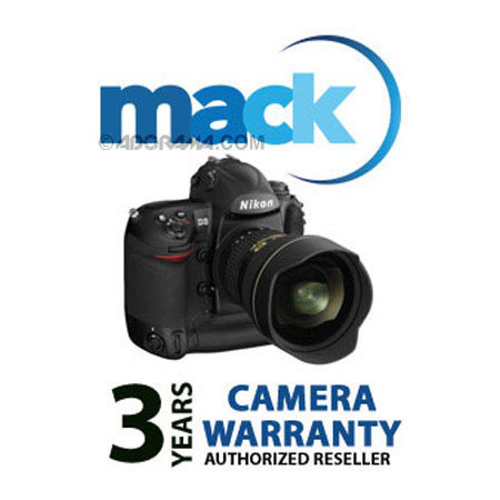 Mack 3 Year Extended Warranty, for Digital Camera & Basic Lens up to $6000