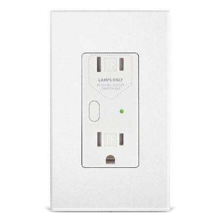 Insteon Dual-Band Remote Control Dimmer Outlet, White