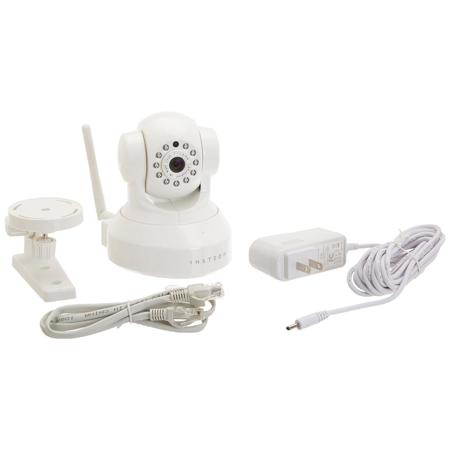 Insteon Indoor Wi-Fi HD IP Camera with Pan, Tilt and 26' IR Night Vision, White