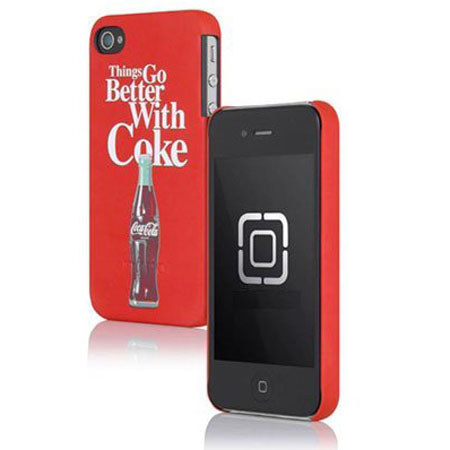 Incipio Coca-Cola Series Feather Case for iPhone 4 & 4S, Better with Coke