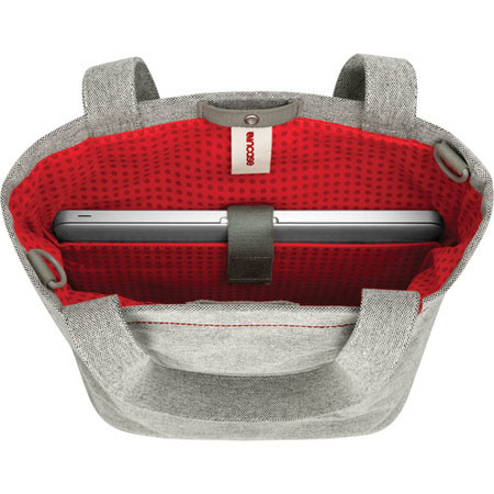 Incase Terra Tote for 13" MacBook Pro, Cream/Fiery Red
