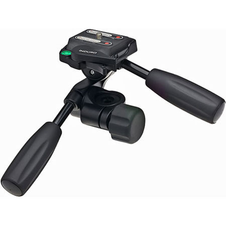 Induro 3D-s-01,Small 3-Way Pan/Tilt Head w/QR,Supp-11lb