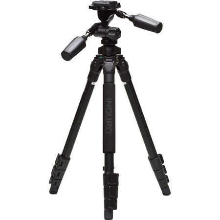 Induro AKP0 4-section Aluminum Tripod with Pan Head - Black
