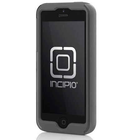 Incipio DualPro CF Hybrid Case with Carbon Fiber Finish for iPhone 5, Black/Gray