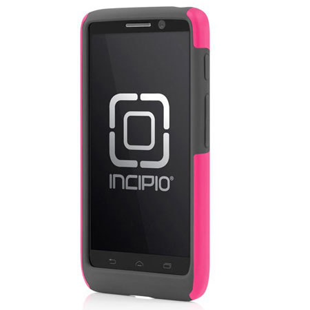 Incipio DualPro Hard Shell Case for Motorola Droid Mini, Pink/Charcoal Gray