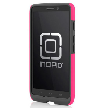 Incipio DualPro Hard-Shell Case for Motorola Droid Maxx, Pink/Charcoal Gray