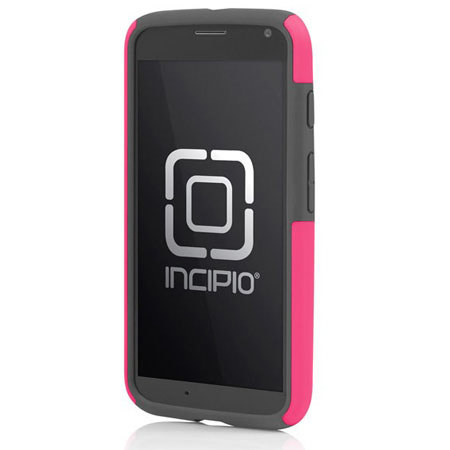 Incipio DualPro Hybrid Case for Motorola Moto X, Pink/Gray