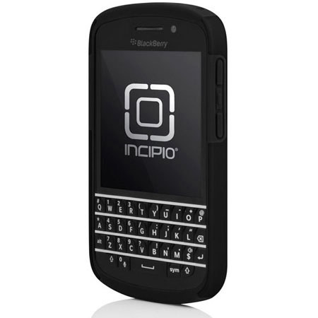 Incipio DualPro Hybrid Case for Blackberry Q10, Black/Black