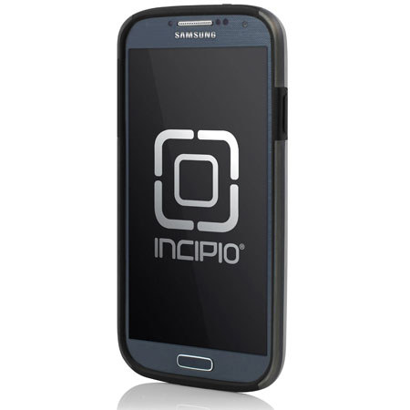 Incipio DualPro Shine Hybrid Case for Samsung Galaxy S4, Silver/Black