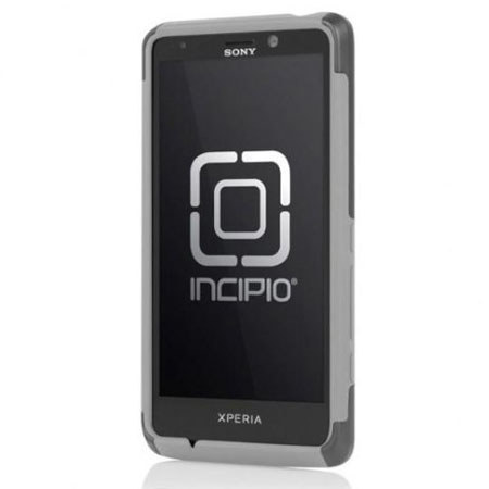 Incipio DualPro Hybrid Case for Sony Xperia T TL, Dark Gray/Light Gray