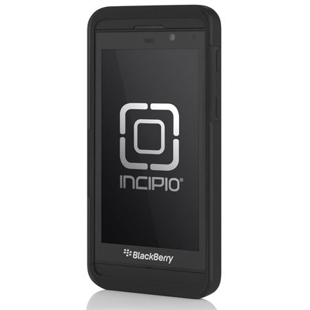 Incipio DualPro Hybrid Case for BlackBerry Z10, Black/Black