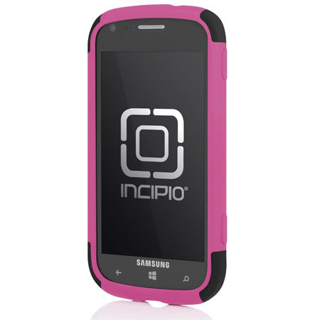 Incipio DualPro Silicrylic Hybrid Case for Samsung ATIV Odyssey, Black/Neon Pink
