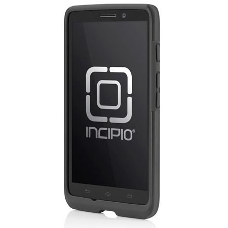 Incipio DualPro Shine Hybrid Case for Motorola Droid Maxx, Silver/Gray