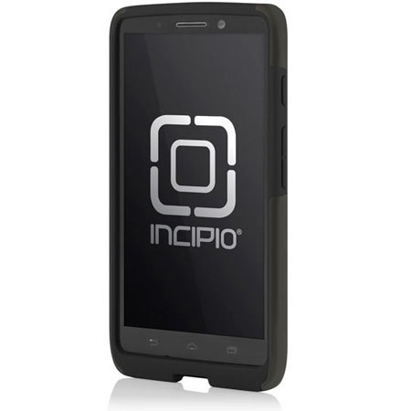 Incipio DualPro Shine Hybrid Case for Motorola Droid Ultra, Silver/Black