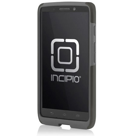 Incipio DualPro Shine Hybrid Case for Motorola Droid Ultra, Silver/Charcoal Gray