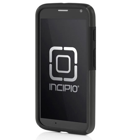 Incipio DualPro Shine Hybrid Case for Motorola Moto X, Silver/Black