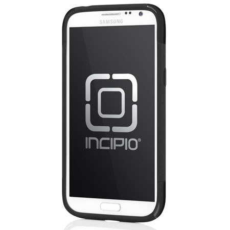 Incipio DualPro Shine Hybrid Case for Samsung Galaxy Note II, Silver/Black