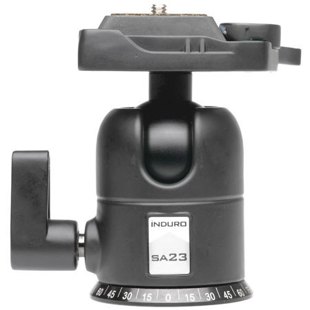 Induro SA-23 Ballhead with 1/4-20 QR Plate, Supp 17lbs