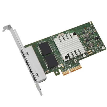 Intel i340-T4 Gigabit Ethernet Server Adapter, Bulk Packing