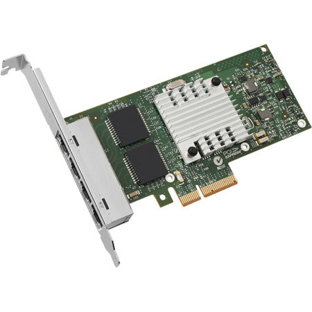Intel i340-T4 Gigabit Ethernet Server Adapter, Retail