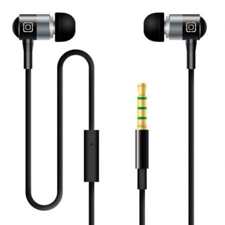 Incipio f8 Hi-Fi Stereo Earbuds with Mic, Black